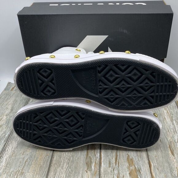 Converse Chuck Taylor All Star Lift Platform Star Studded Sneaker Shoes Size 8 - Picture 7 of 15
